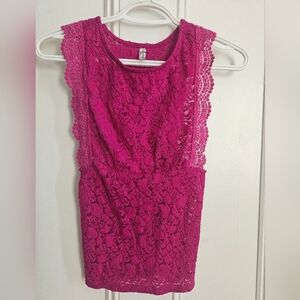 Free People Hot Pink Tank Top